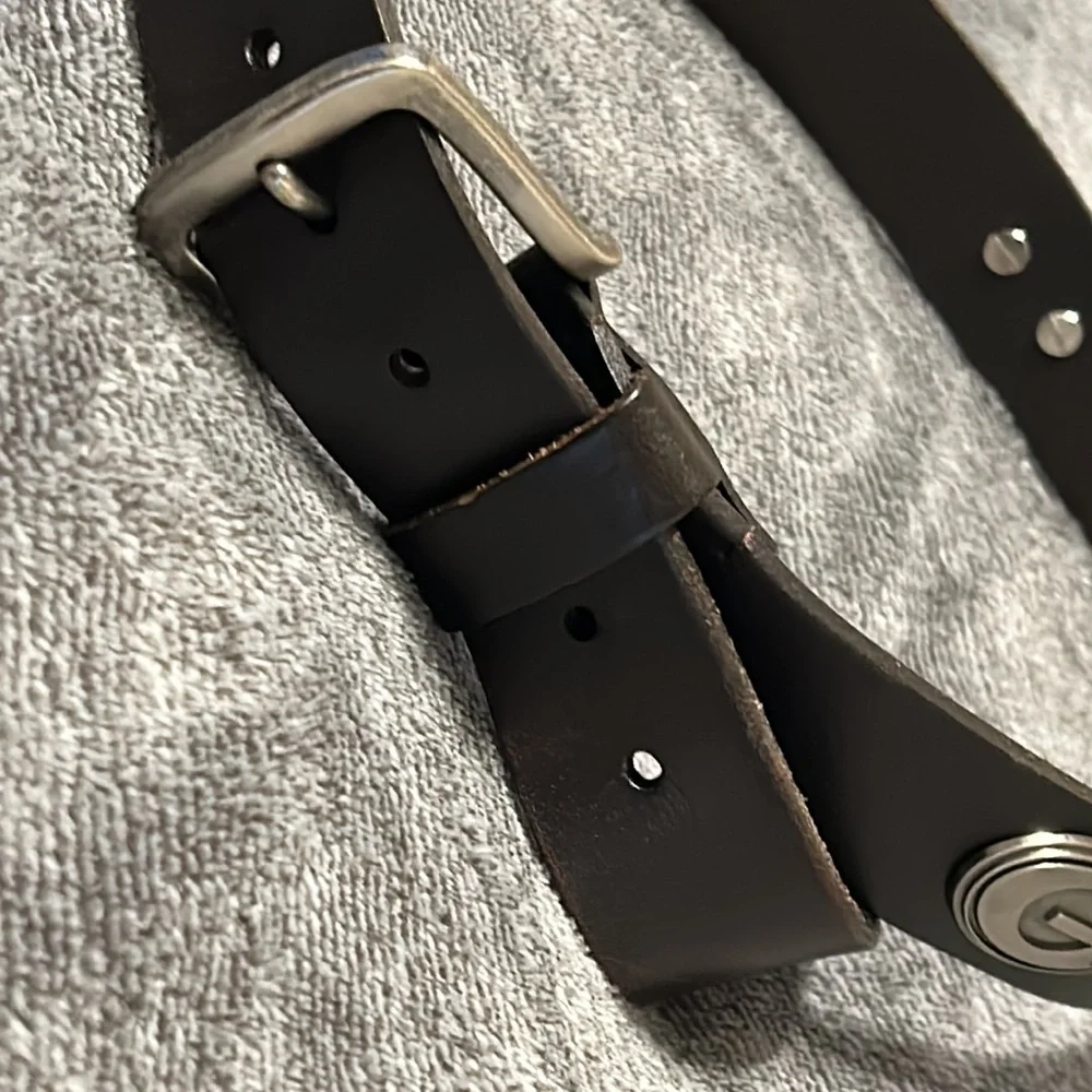 Brown Belt with UGA Emblems